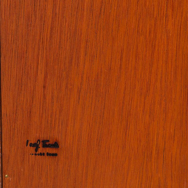 JOSEF FRANK, a model 2085 mahogany shelf, Svenskt Tenn, Sweden, post 1985.