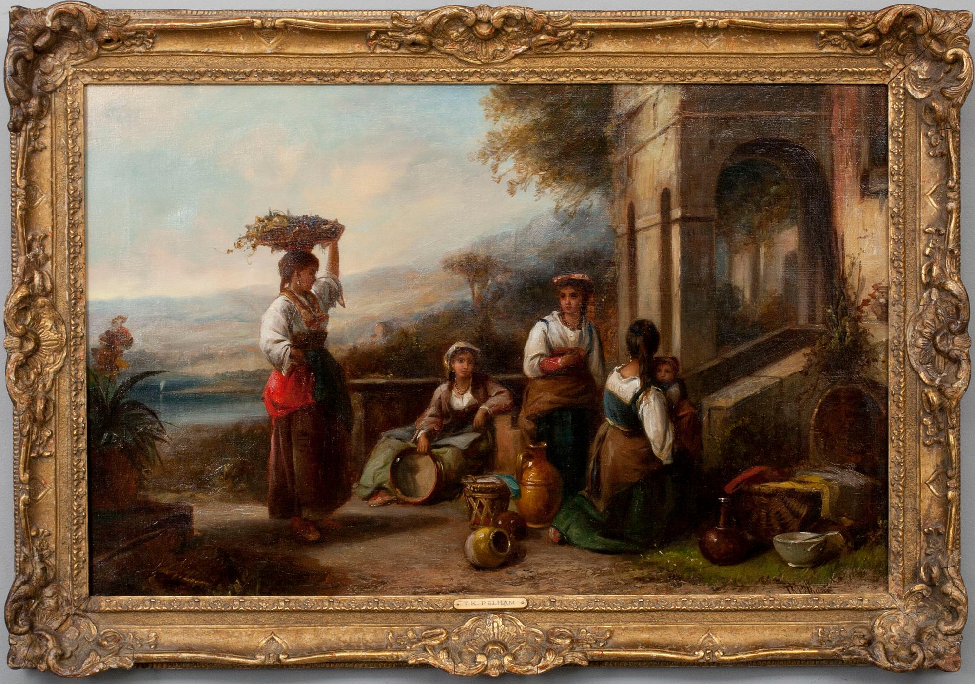 THOMAS KENT PELHAM, olja på duk, signerad.