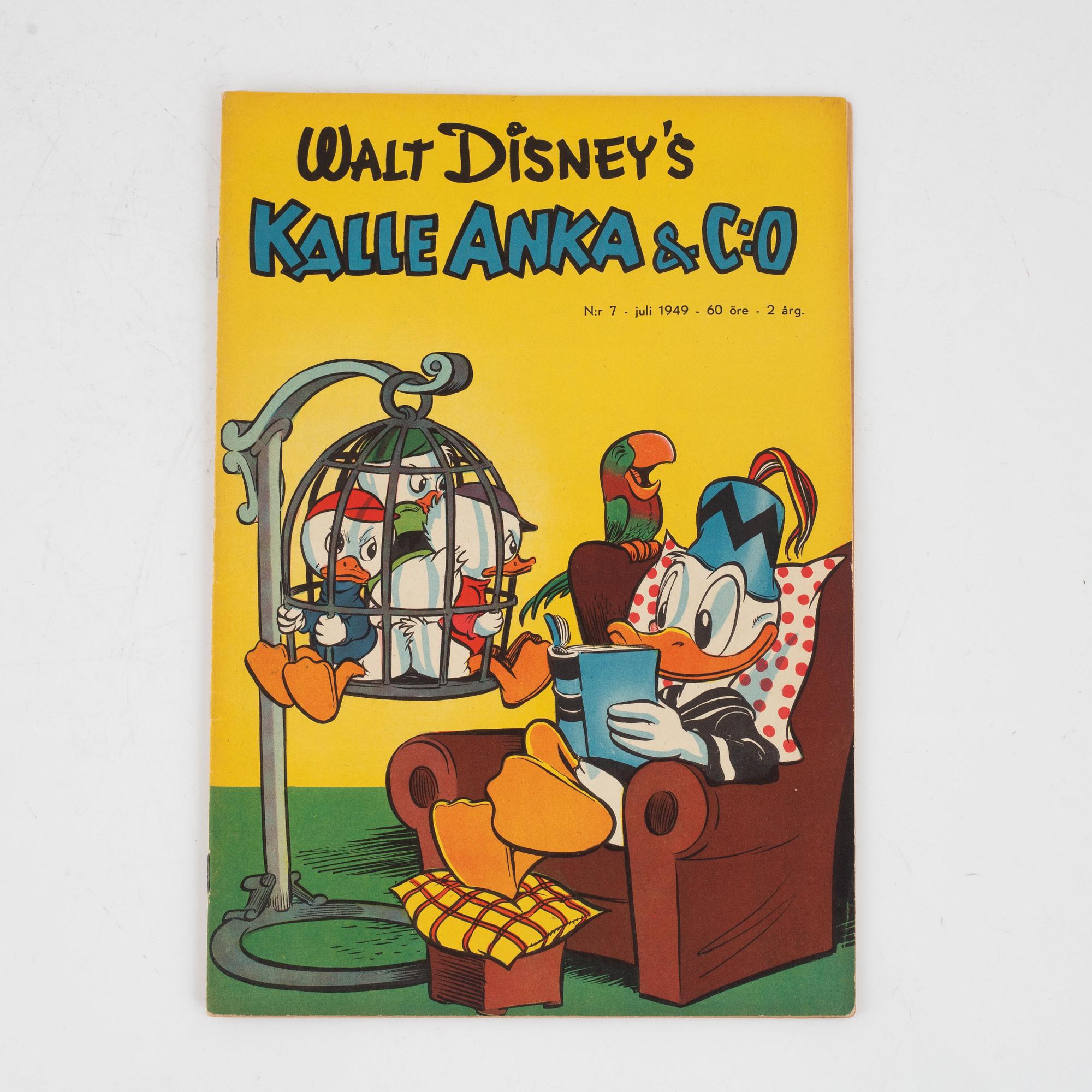 Serietidning, "Kalle Anka & Co" Nr 7, 1949.