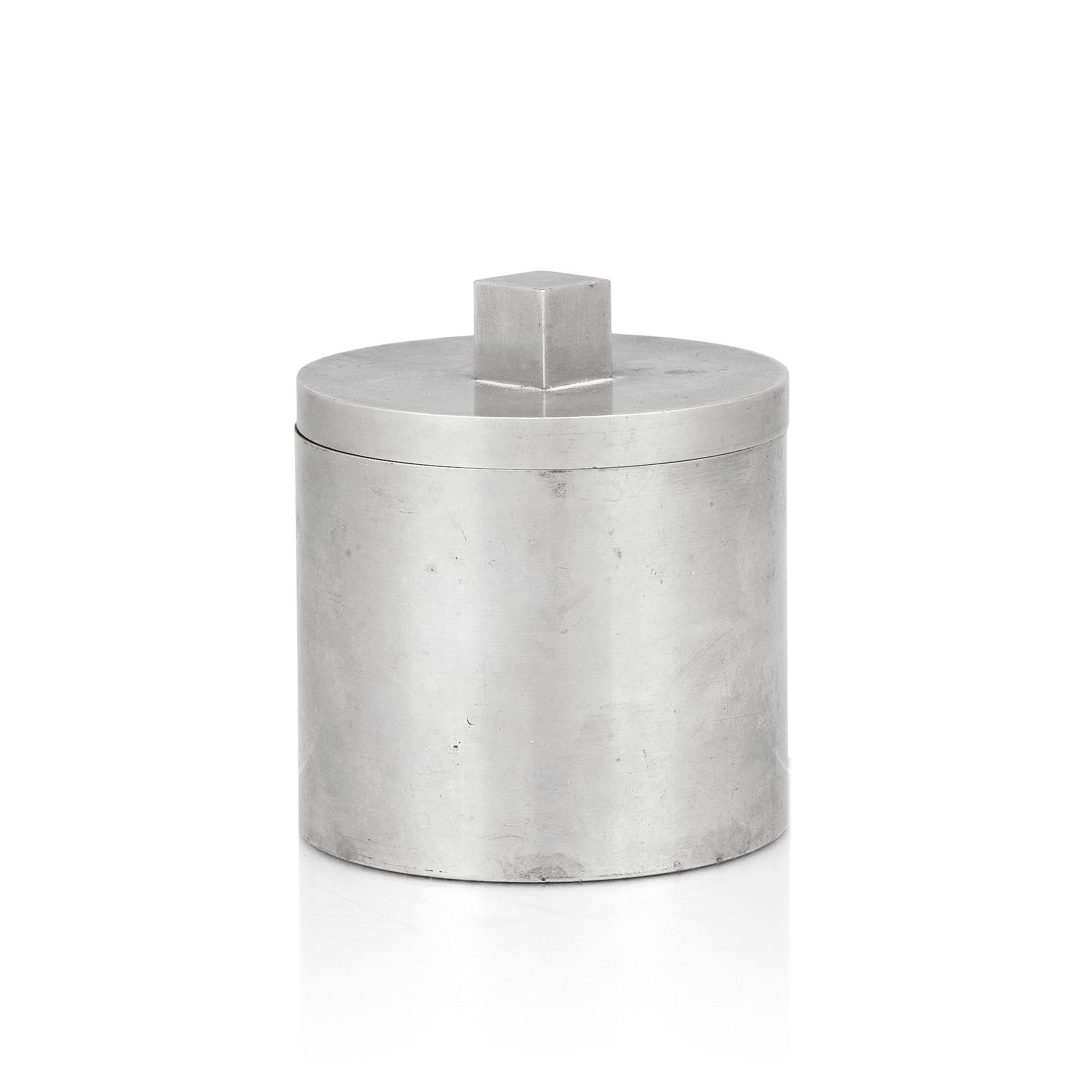 Björn Trägårdh, or Nils Fougstedt, a pewter lidded jar, Svenskt Tenn, Stockholm 1930.