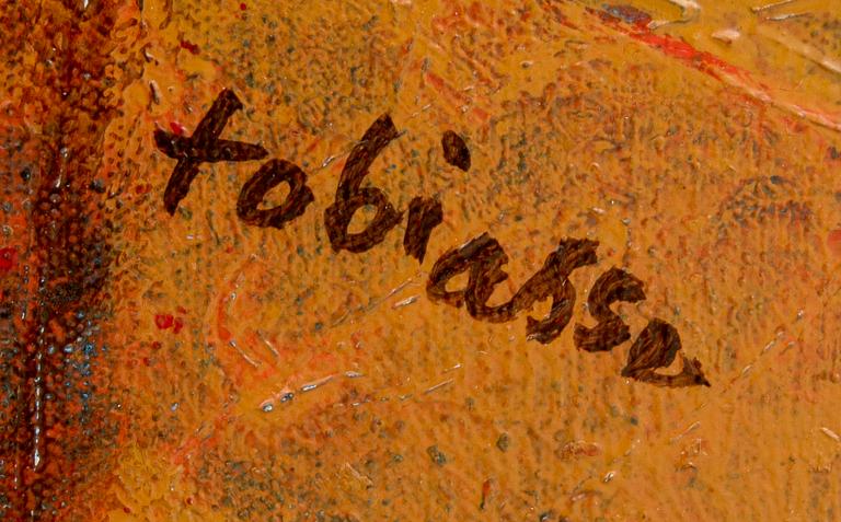 Theo Tobiasse, oil on canvas, signed.