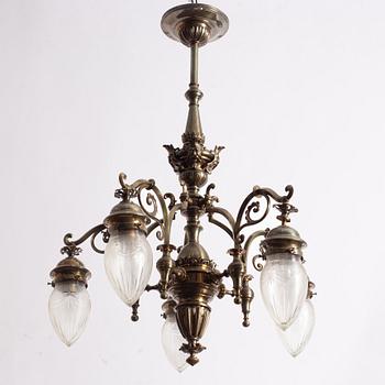 Taklampa, omkring år 1900.