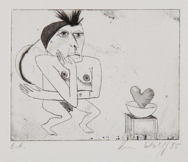 ETSNINGAR, 6 st, b.la. Hans Wigert.