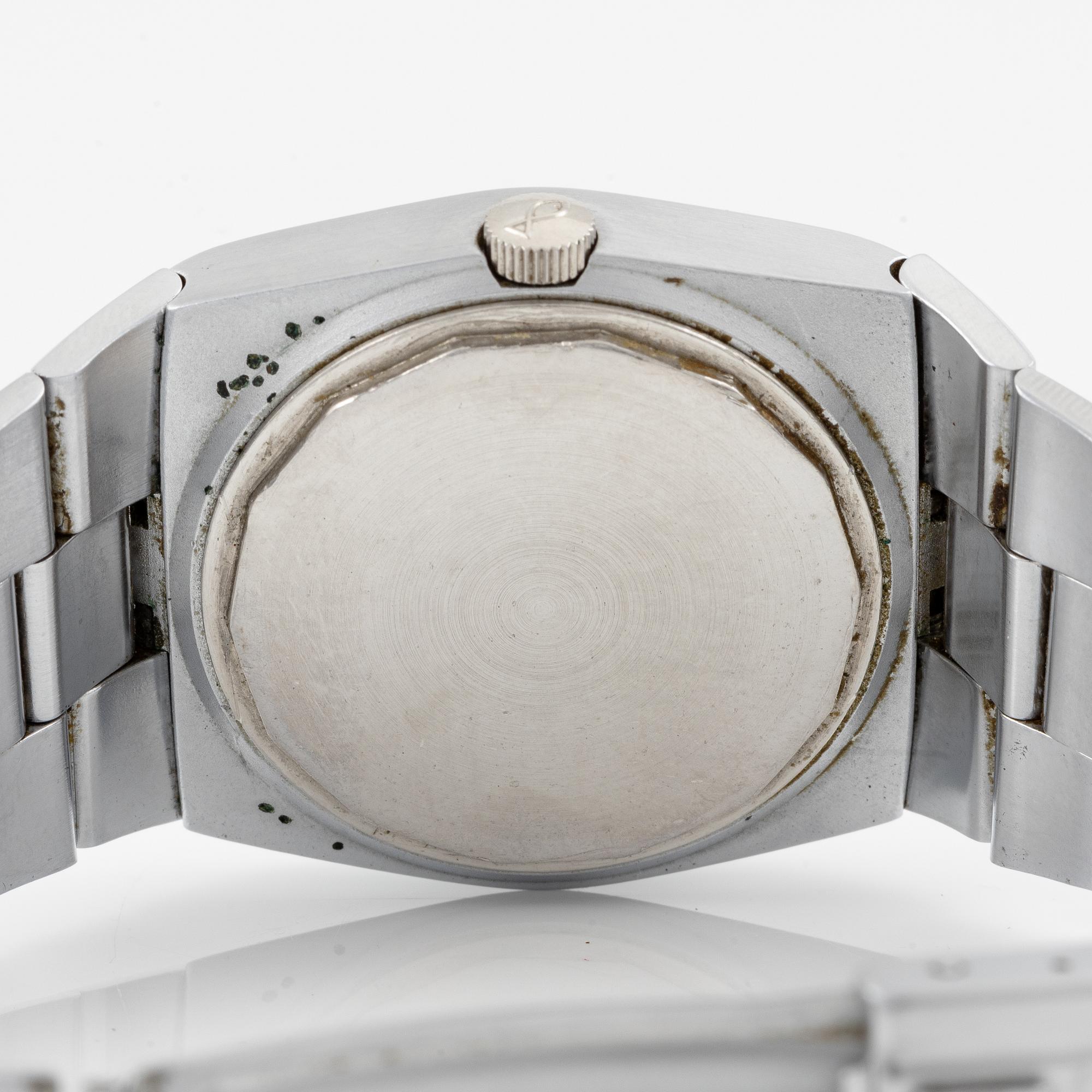 IWC, Electronic, "Jumbo", wristwatch, 38.5 x 42 mm.
