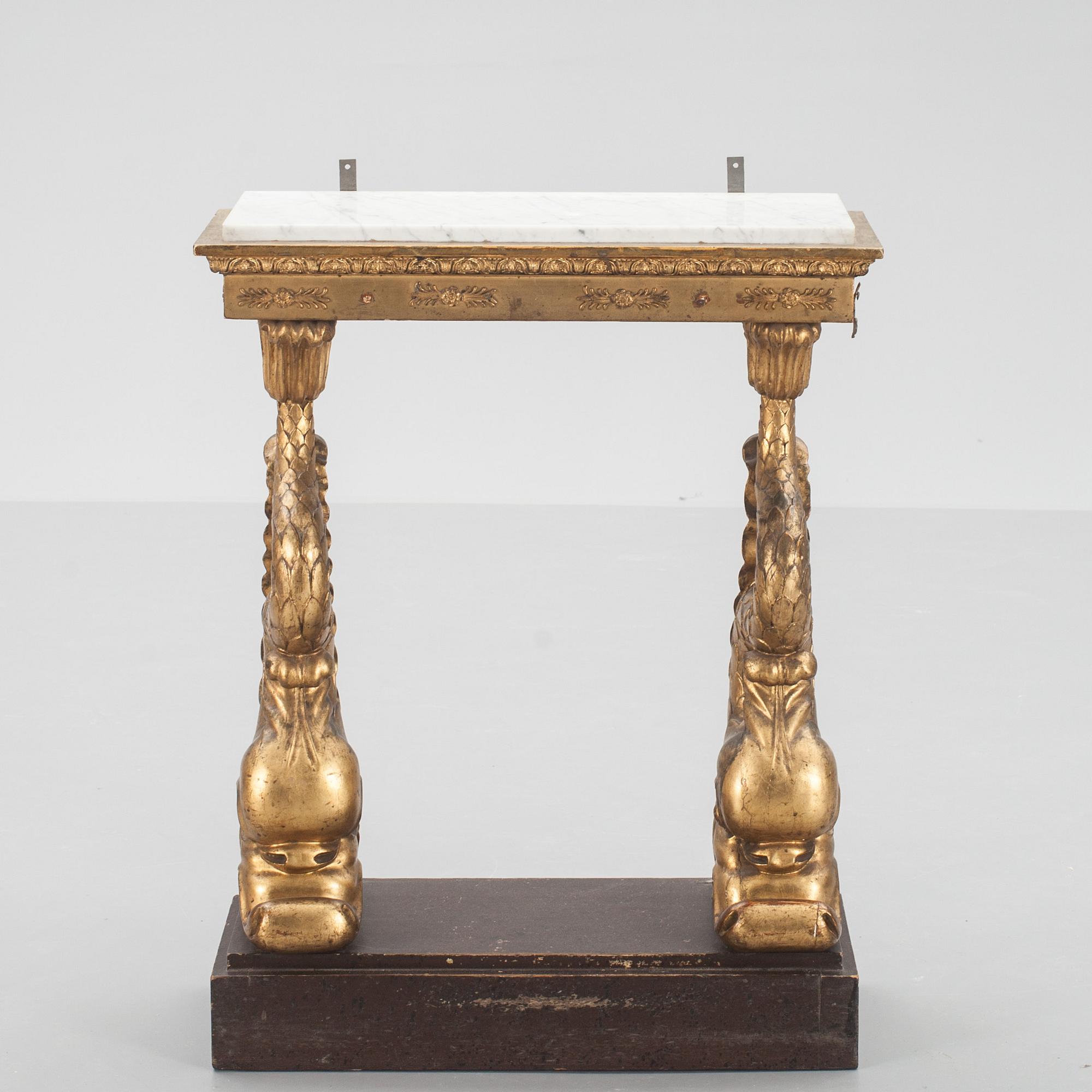 KONSOLBORD, empire. 1800-talets första hälft.