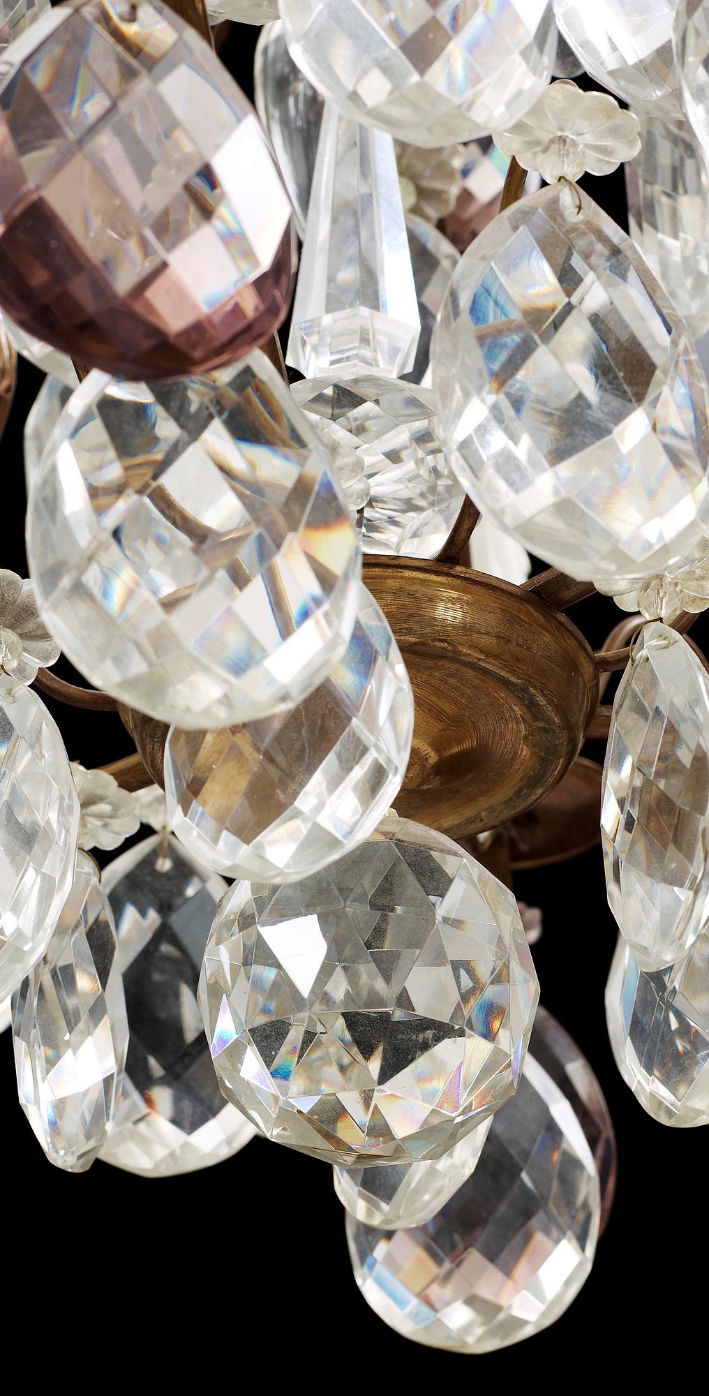 LJUSKRONA, rokokostil, 1900-tal.