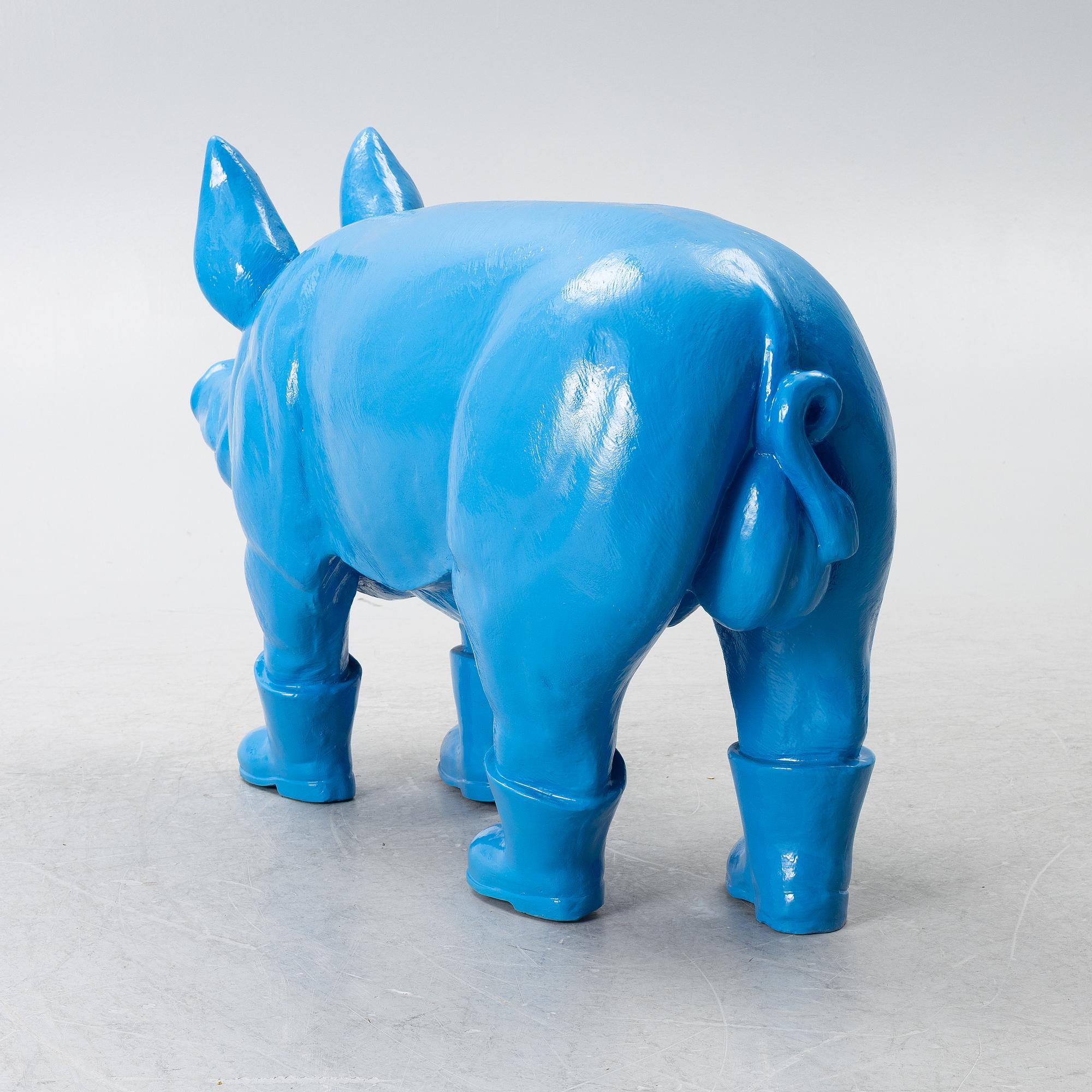 William Sweetlove, "Cloned blue father pig" (Blue).