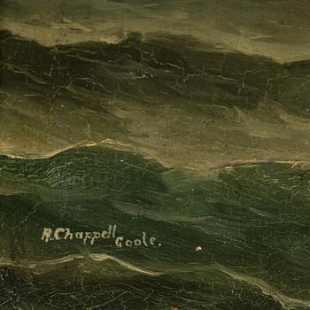 OKÄND KONSTNÄR, olja på duk, signerad A. Chappell Coole.