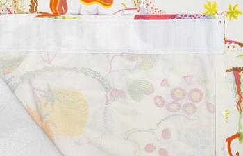 Josef Frank, a pir of curtains, 'Vegetable Tree', Svenskt Tenn.
