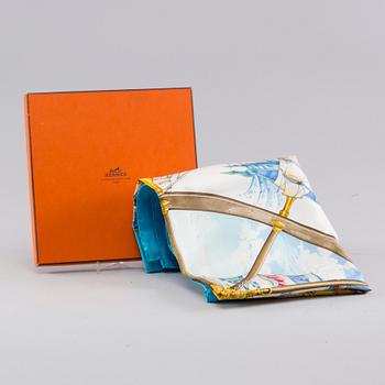 A HermÈs scarf "Vive le Vent".