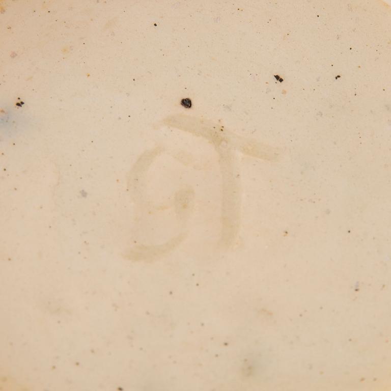 Gerda Thesleff, A stoneware vase signed GT.