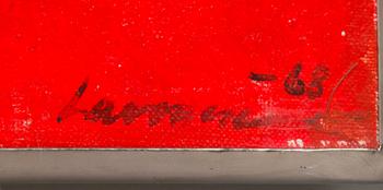 Ahti Lavonen, "Punainen neliö ja diagonaali".