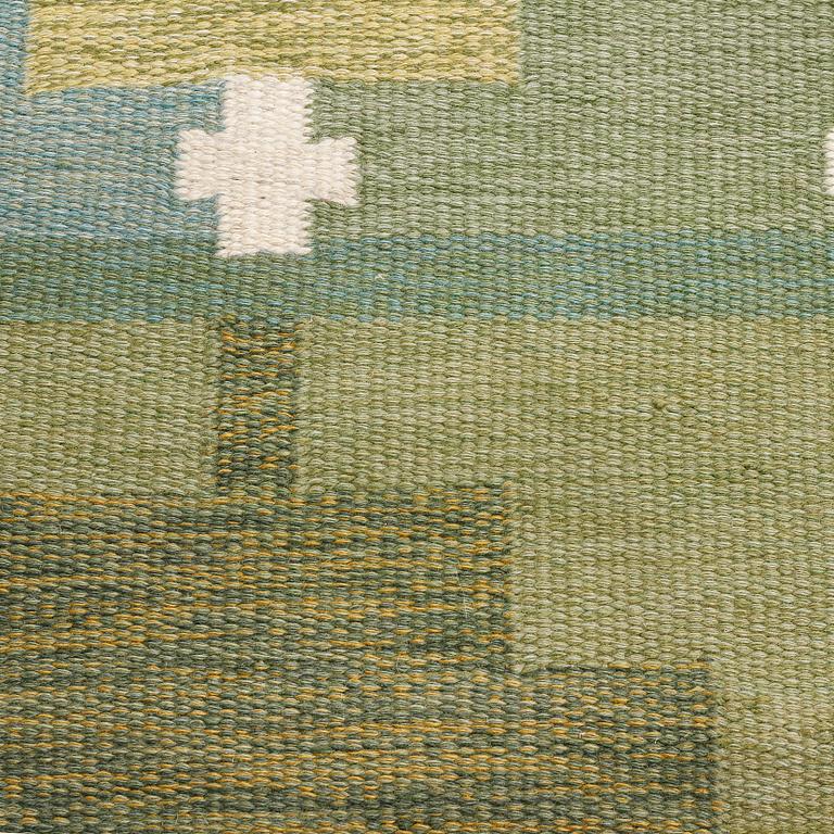 A flatweave by Ingegerd Silow, signed IS, second half of the 20th century, 228 x 162 cm.