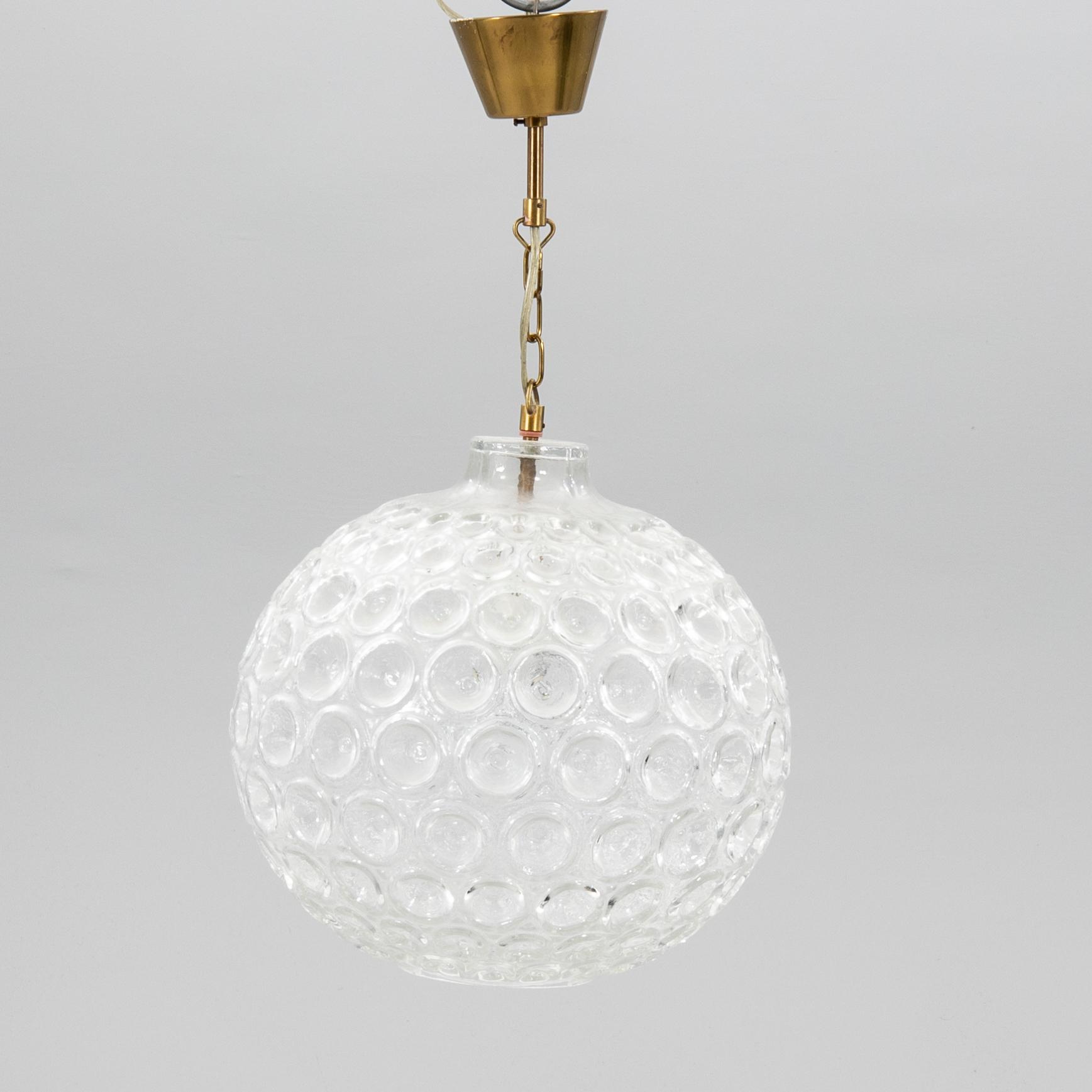 Ceiling lamp from the second half of the 20th century.