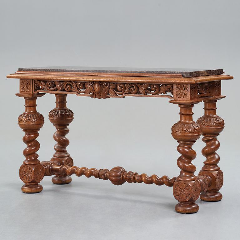 A Swedish 19th century porphyry top table.