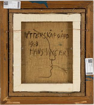 HANS WIGERT, oil on canvas, signed and dated 1968 verso.