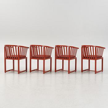 Åke Axelsson, four 'Vaxholmaren' chairs, Gärsnäs, 2019.
