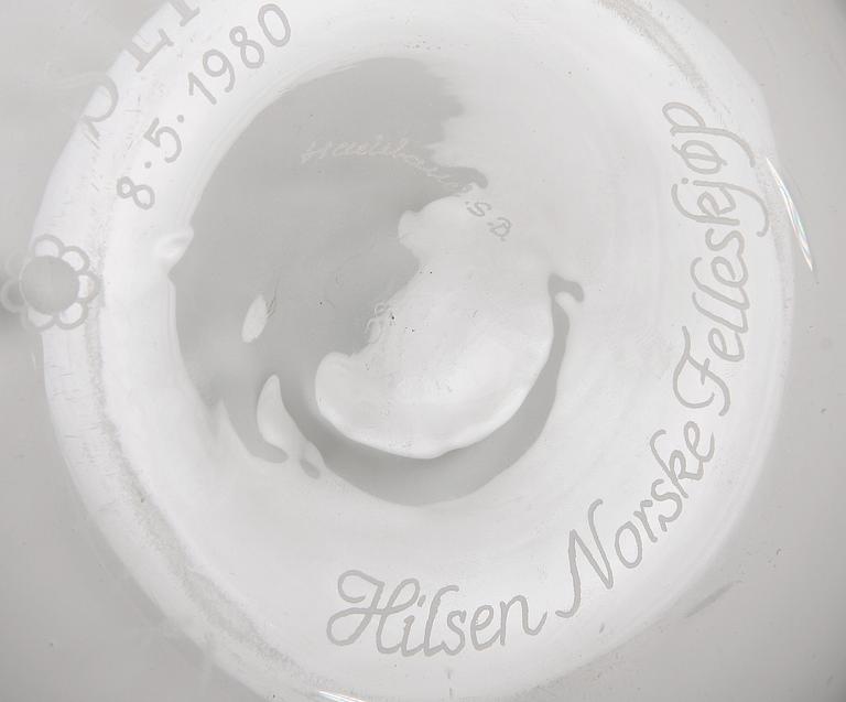 SKÅL, glas, 1900-tal.