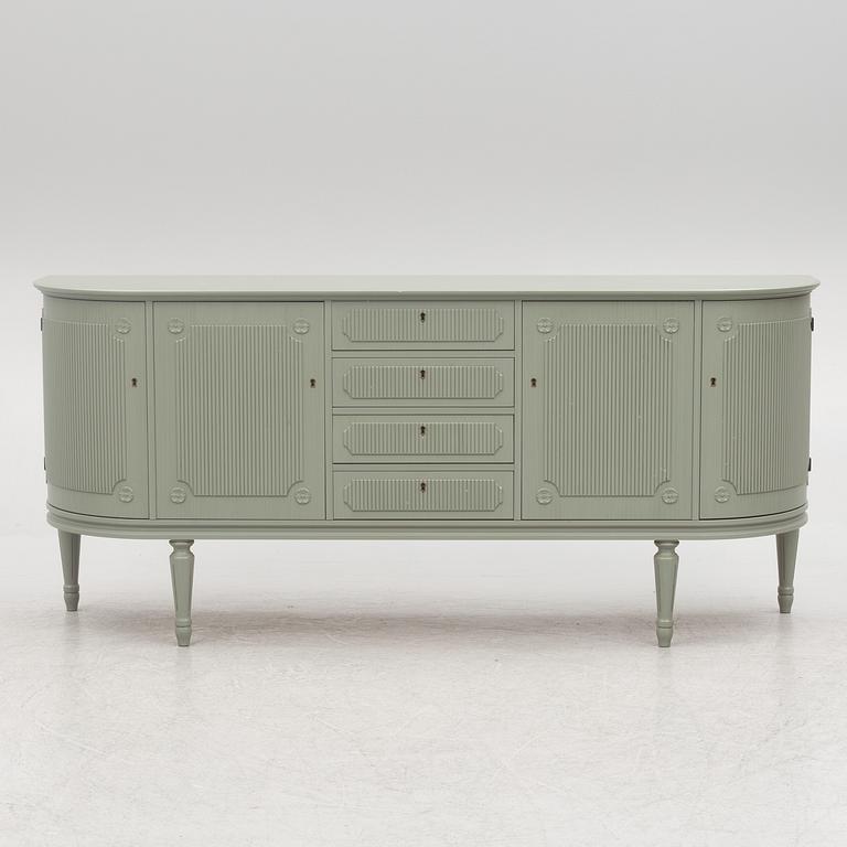 A Gustavian style sideboard, late 20th century.