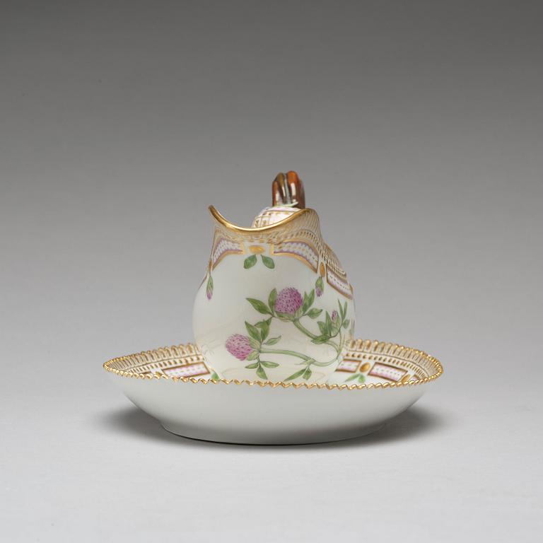 SÅSSNIPA, porslin. "Flora Danica", Royal Copenhagen, Danmark, 1900-tal.