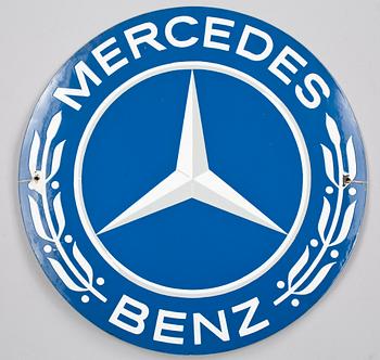 EMALJSKYLT, "Mercedes Benz", 1900-tal.