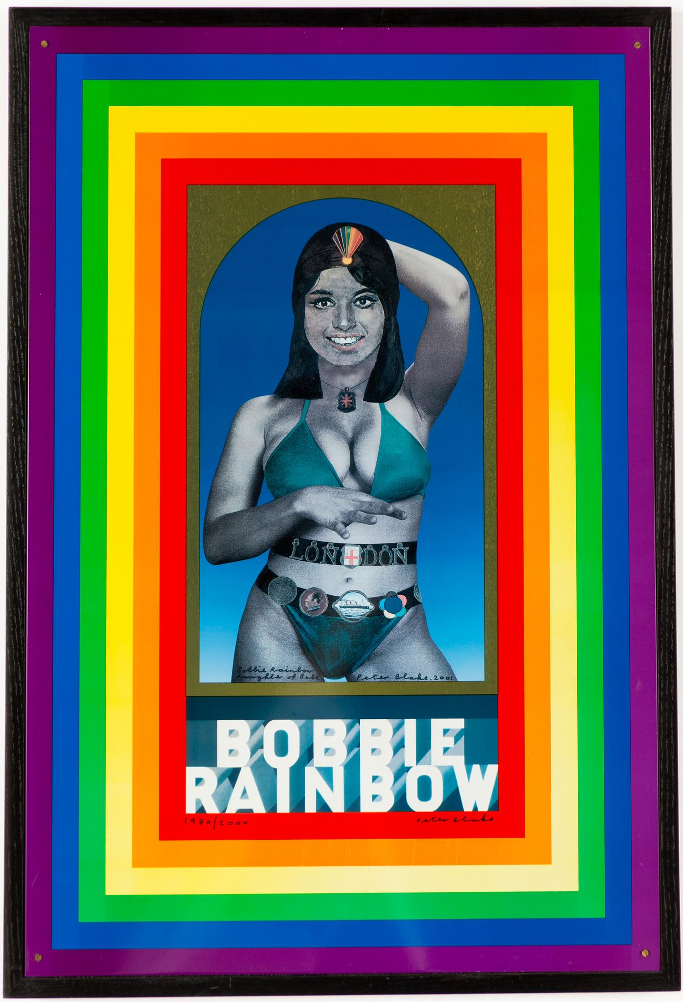 Peter Blake, "Bobbie rainbow".