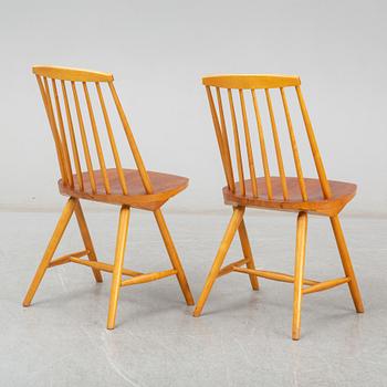 A pair of "Ballet" chairs by Johan Hallberg, Nesto, 1960s.