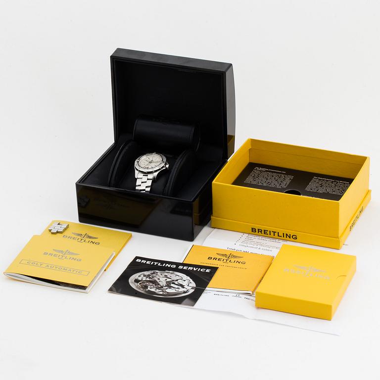 BREITLING, Colt Automatic (500M/1650FT), Chronometre, wristwatch, chronograph, 41 mm.