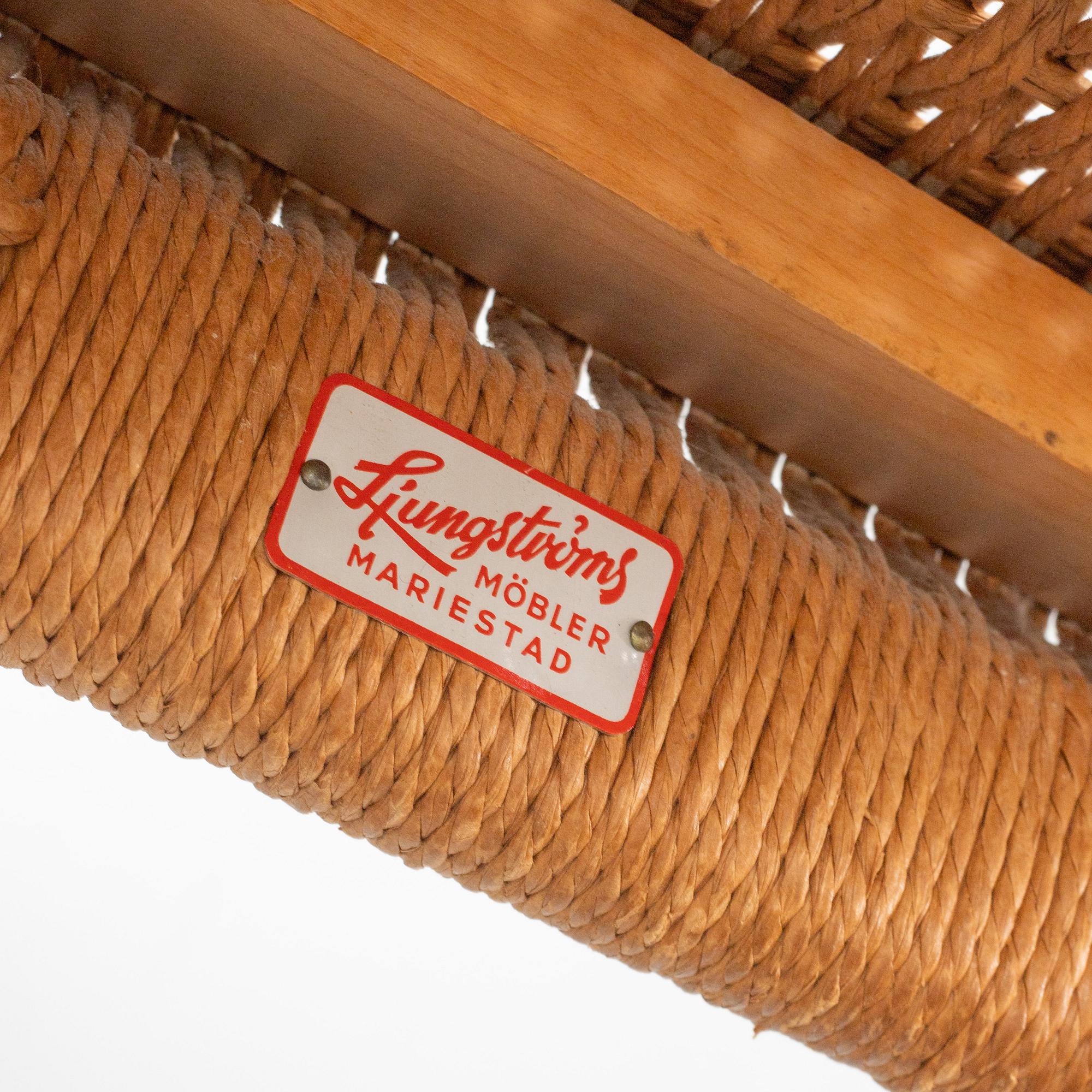 Hans J. Wegner, five 'Spisestolen/CH-23", Ljungströms Möbler, Mariestad, 1960's/70's.