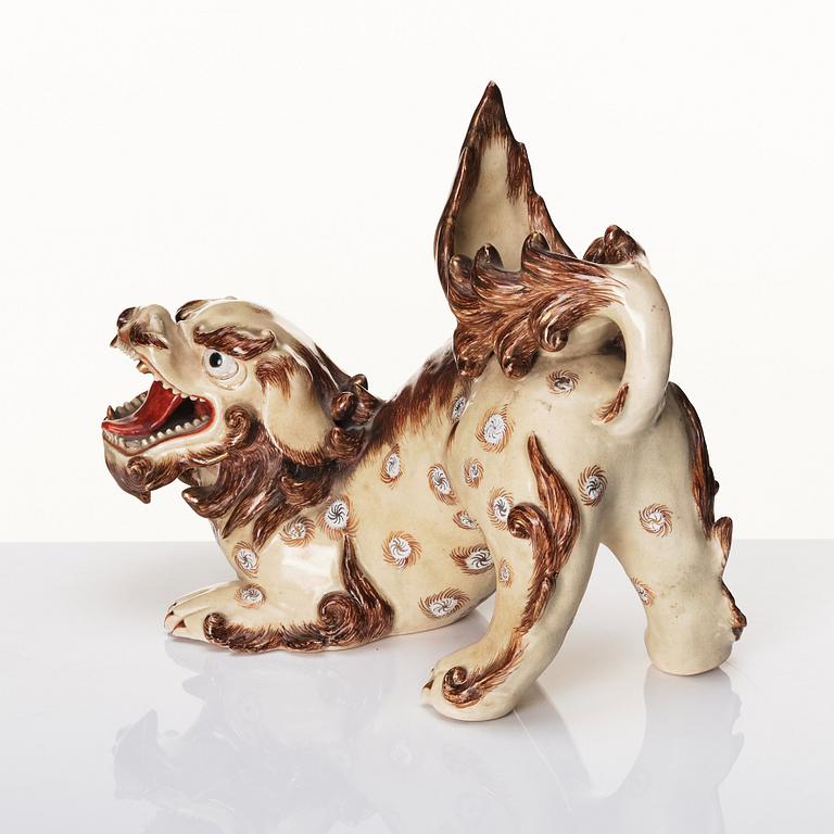 Fohund, flintgods. Japan, Meiji (1868-1912).