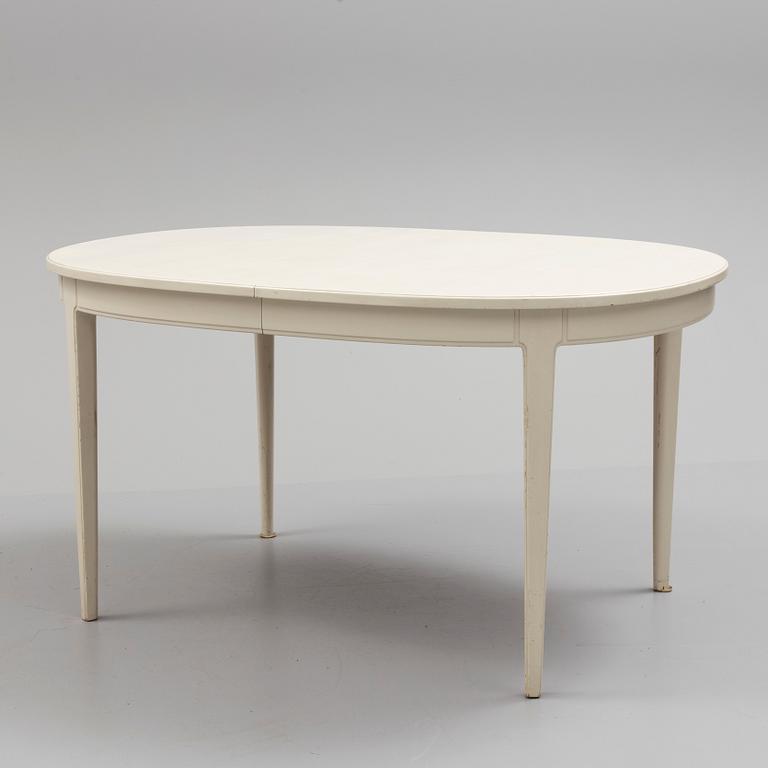 A 'Herrgården' table by Carl Malmsten, Bodafors, 1961.