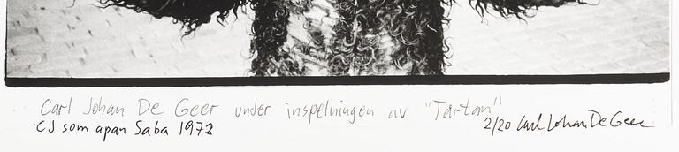 Carl Johan De Geer, “CJ asom apan Saba, 1972”.