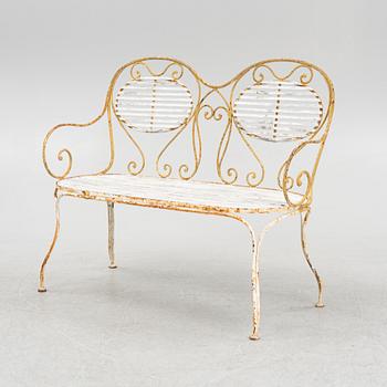 A garden sofa, two chairs and two armchairs, from Skoglund & Olsson, first part of the 20th Century.