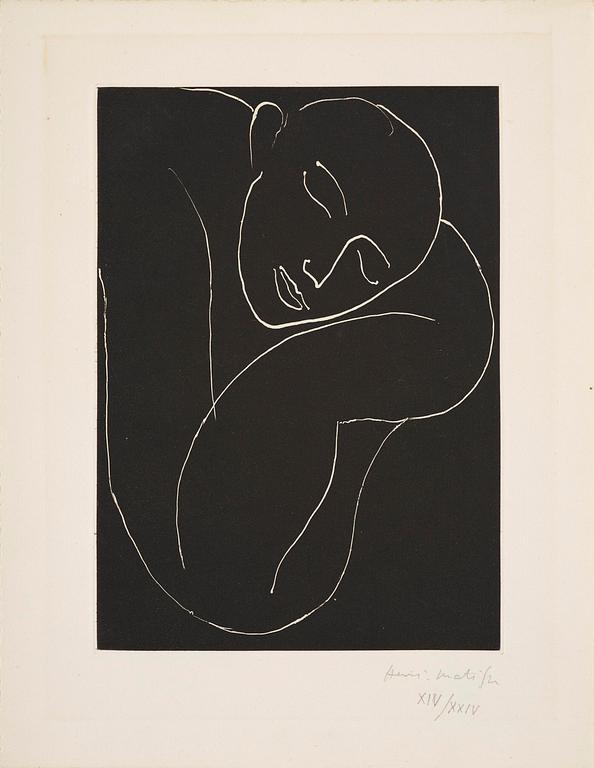 Henri Matisse, "L'Homme endormi".