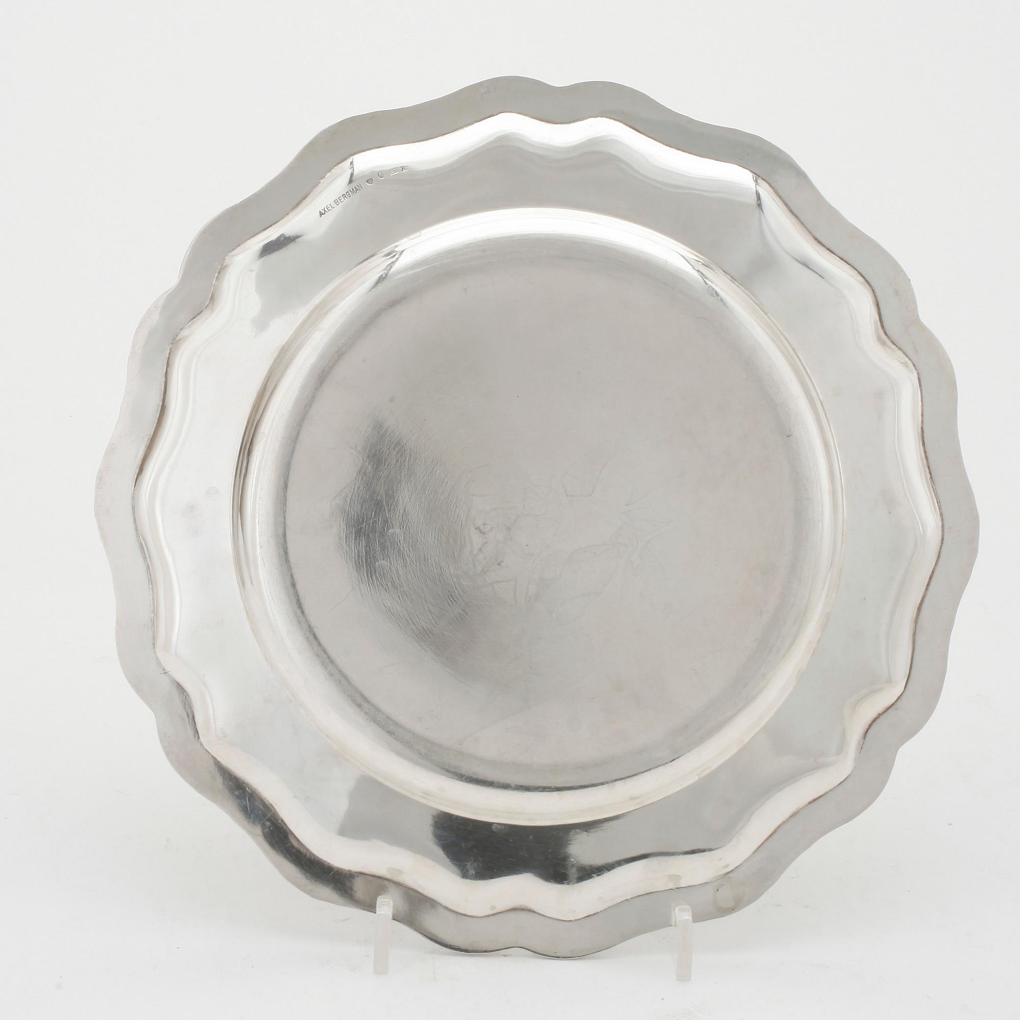 FAT, silver, Axel Bergman, Stockholm, 1912, vikt ca 248g.