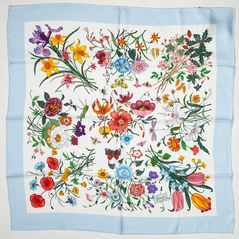 Gucci, scarf, "Flora".