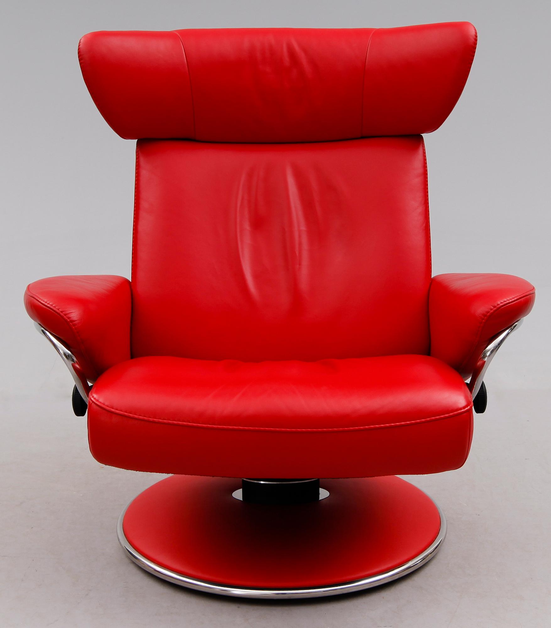 FÅTÖLJ OCH FOTPALL, Stressless Jazz, Ekornes, 1900-/2000-tal.