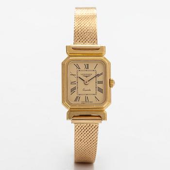 Longines, wristwatch, 18 x 19.5 (27) mm.