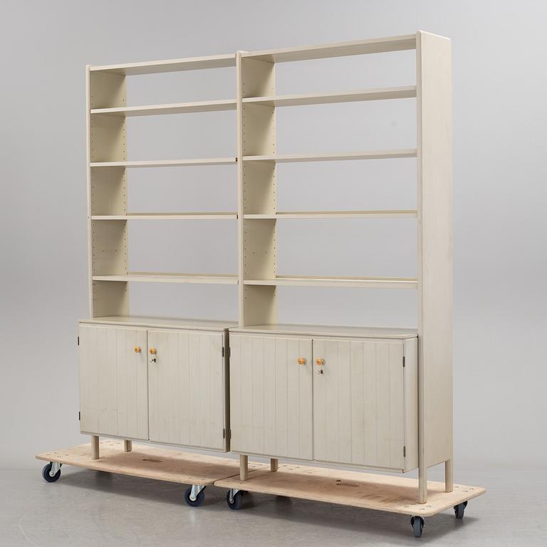 A bookshelf by AB Nordiska Kompaniet, stockholm, second half of the 20th century.