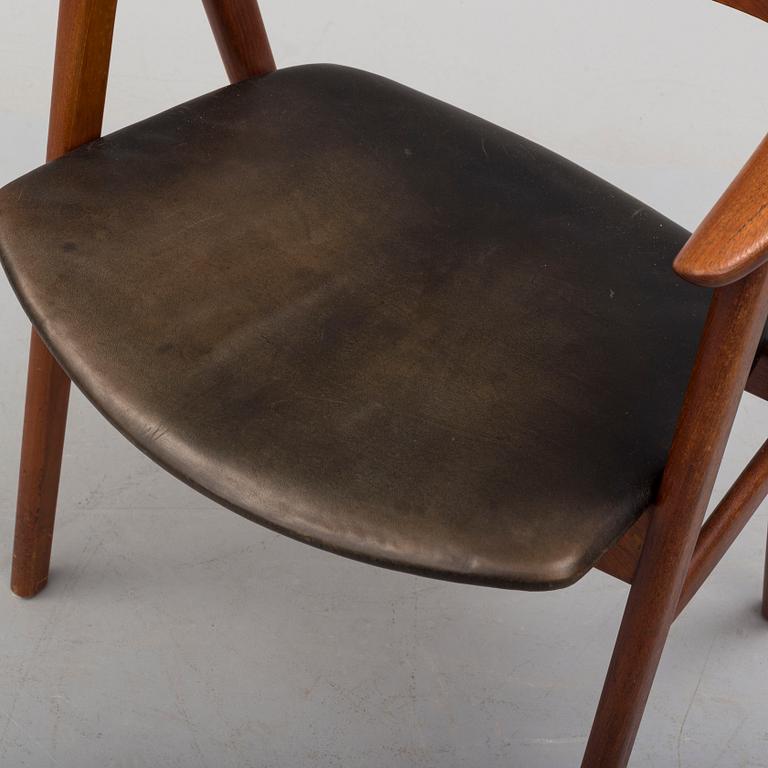 ERIK KIRKEGAARD, karmstol, Høng Stolefabrik, 1960-tal.