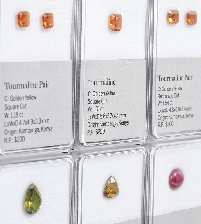 PARTI ÄDELSTENAR, 22 st, 1900/2000-tal.