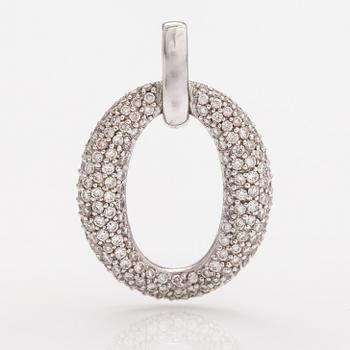 Hänge, 18K guld, diamanter ca. 0.83 ct tot enligt gravyr.
