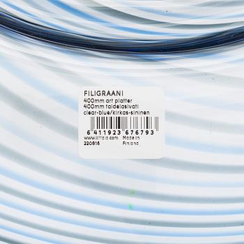 Inga Sempé, fat, konstglas "Filigraani"-serien, signerad INGA SEMPÉ IITTALA.