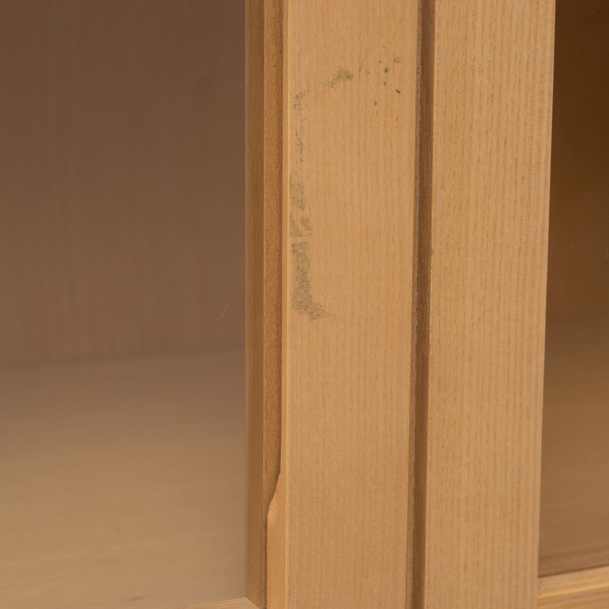 Titti Fabian, an oak veneered sideboard or book case, "Book", The Ideal Form Team, Italy.