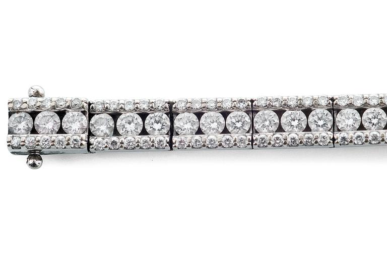 A DIAMOND BRACELET.