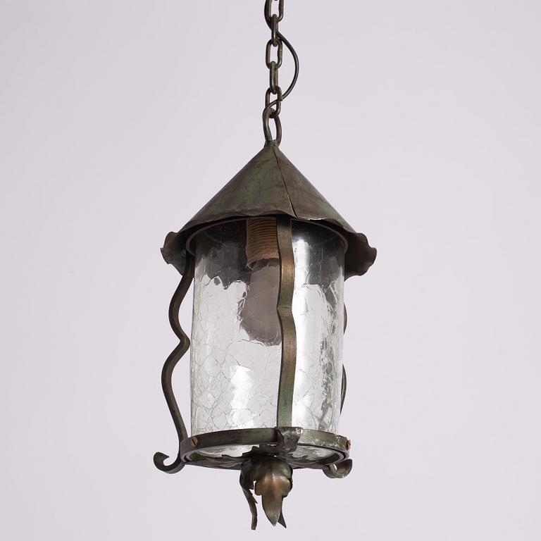 A ceiling lantern, 1920s.