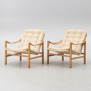 Bror Boije, a pair of 'Junker' armchairs, DUX.