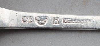 MATSKEDAR, 3 st, silver, Olof Yttraeus, Uppsala 1796. Vikt ca 145 g.