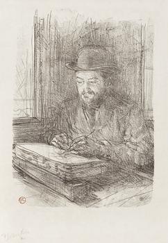 Henri de Toulouse-Lautrec, "Le bon graveur (Adolphe Albert)".