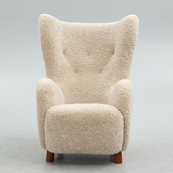 Mogens Lassen, attributed to, armchair, Denmark, 1940's.